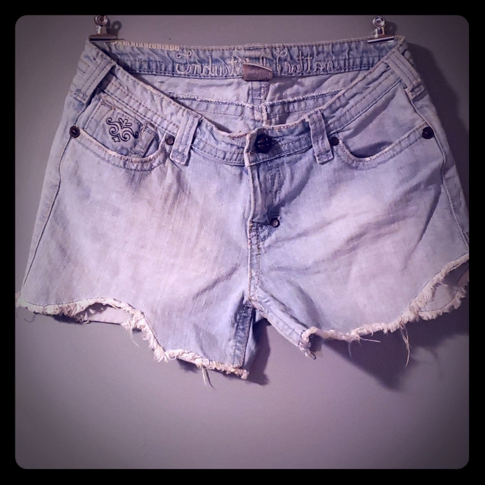 Industrial Cotton Short Jean Shorts
